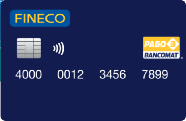 Fineco debit card Fineco debit card
