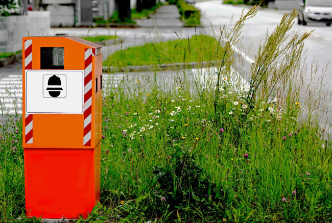 Autovelox arancione Autovelox arancione