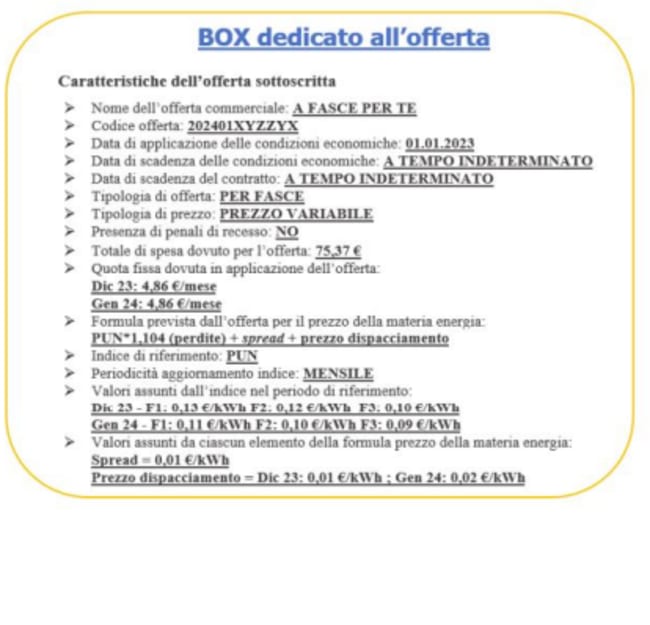 box dedicato all offerta box dedicato all offerta