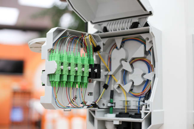 Cabina fibra ottica