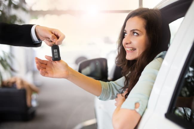 consegna chiavi auto neopatentato