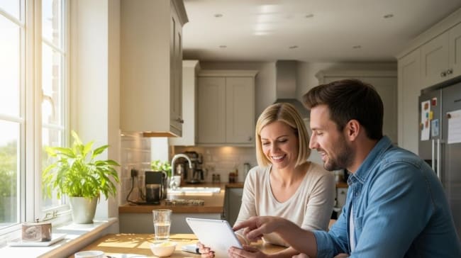 Coppia in cucina Coppia in cucina