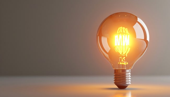 Lampadina accesa Lampadina accesa