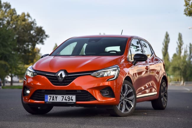 Renault Clio color arancio Renault Clio color arancio