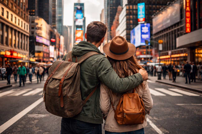 coppia a new york