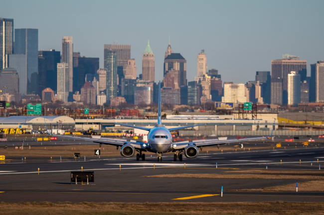 Aereo atterra a New York Aereo atterra a New York