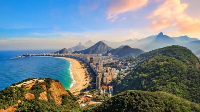 copacabana e ipanema spiagge in brasile