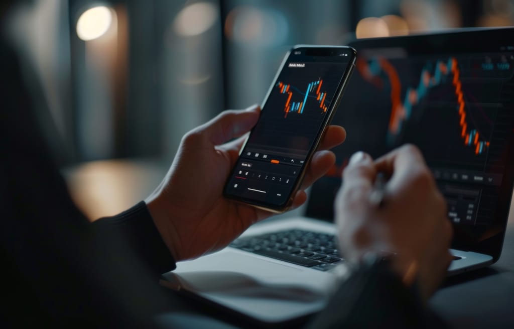 Investitore che compra etf