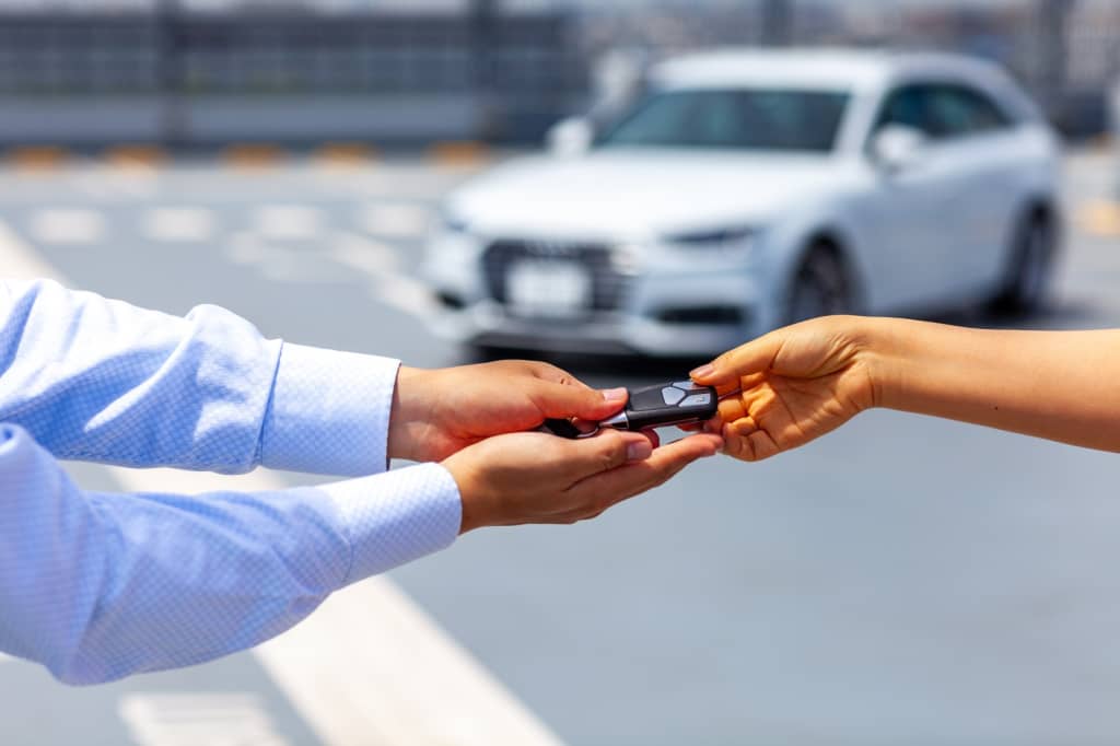 passaggio chiavi dell'auto