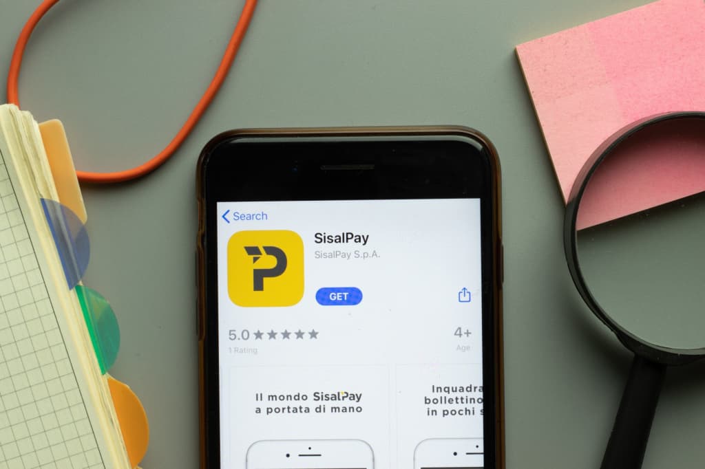 smartphone con schermata sisal pay smartphone con schermata sisal pay