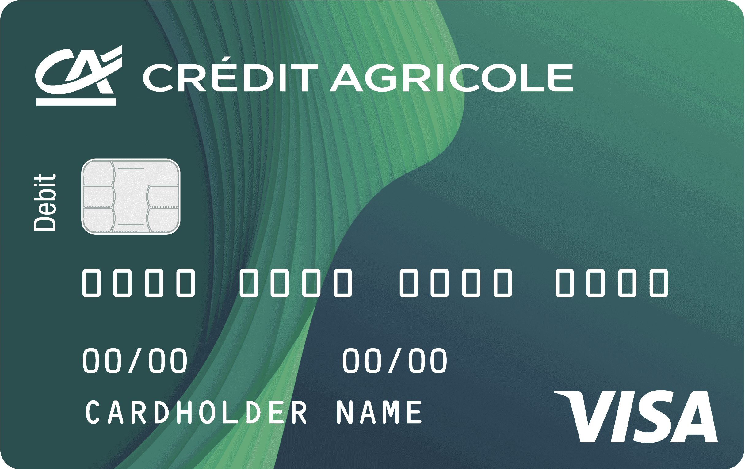 Carta debito Visa Agricole 11/12 (tag 2/3)