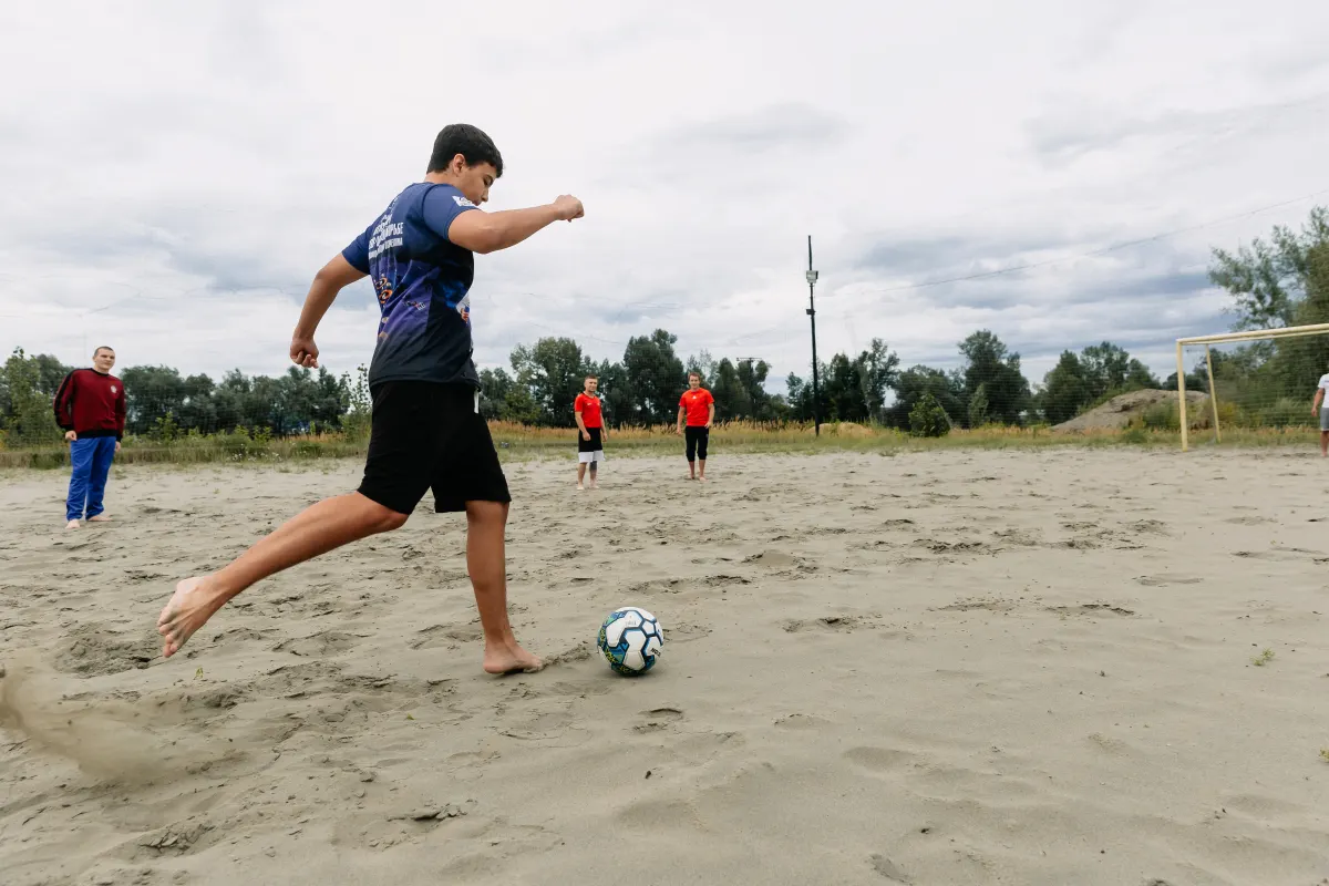 Спортивная площадка для футбола