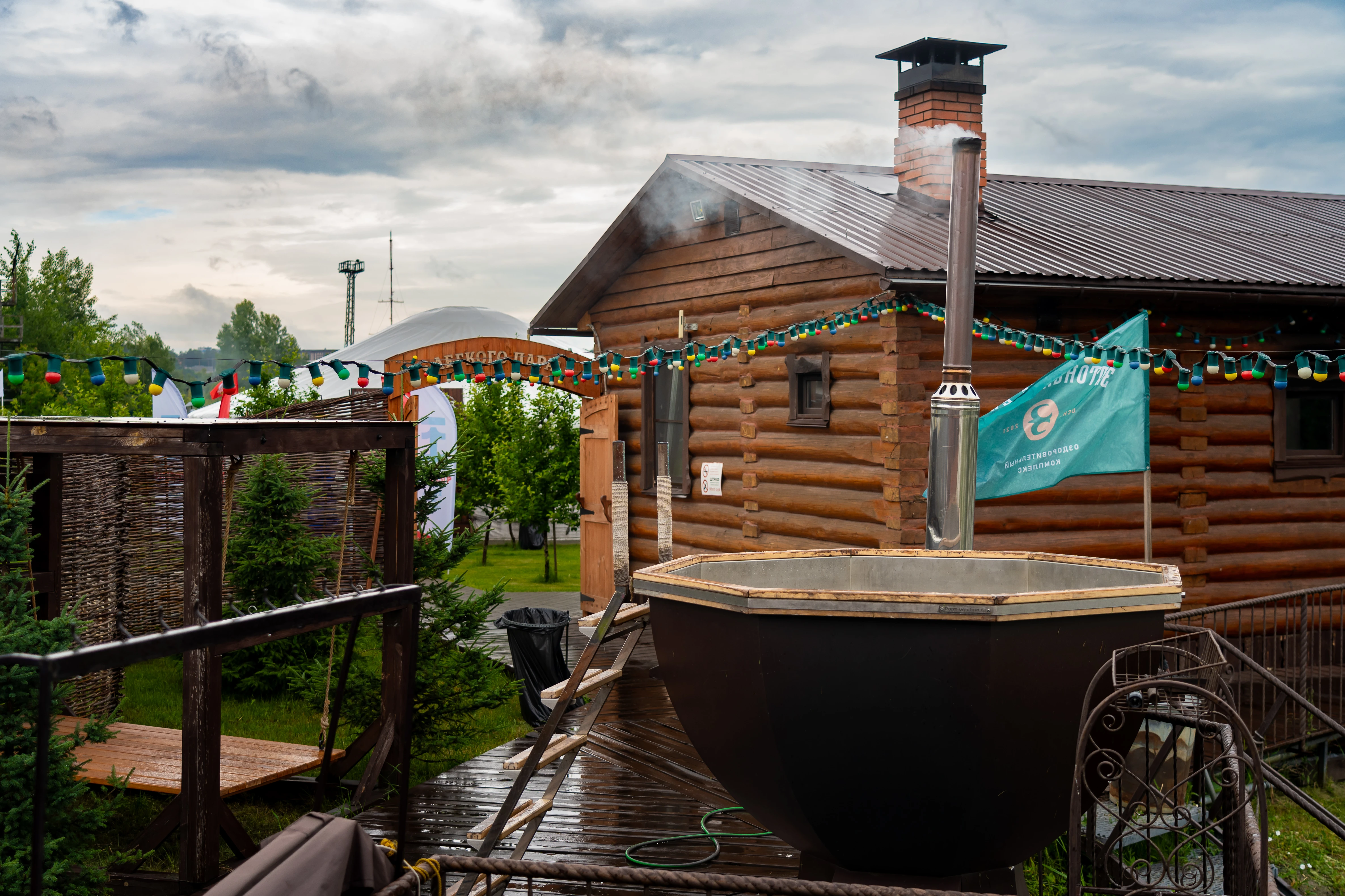 Баня по-серому