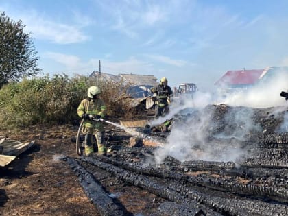 Крупный пожар в Онежском районе ликвидирован