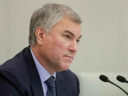 Володин поручил изучить вопрос о наказании за дискредитацию всех участников СВО