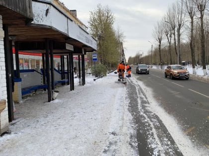 Глава Северодвинска заострил внимание на уборке остановок