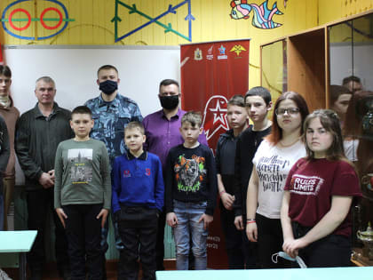 Урок мужества в поселке Коноша