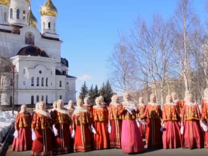 Северный русский народный хор исполнил песню в поддержку российской армии