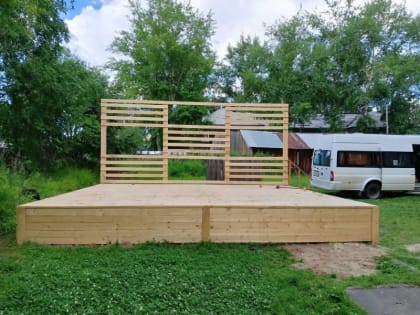 Новая сцена установлена в филиале "Турдеевский"