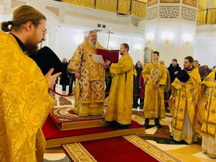 Митрополит Корнилий: Будем за всё благодарить Господа Бога!