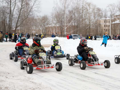 В Коряжме состоялись соревнования по картингу