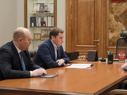 Александр Цыбульский провел рабочую встречу с новым руководителем «АГД ДАЙМОНДС»