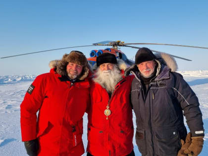 Епископ Нарьян-Марский Иаков вернулся с Северного полюса