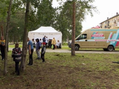 Более 3 тысяч жителей Архангельска и Северодвинска проверили здоровье в мобильных пунктах