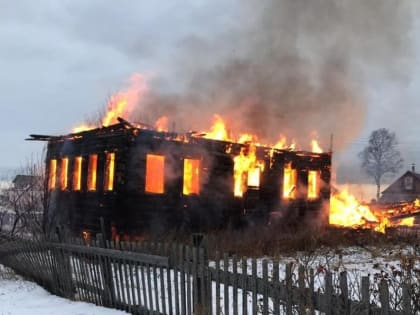 Мужчина погиб при пожаре под Северодвинском