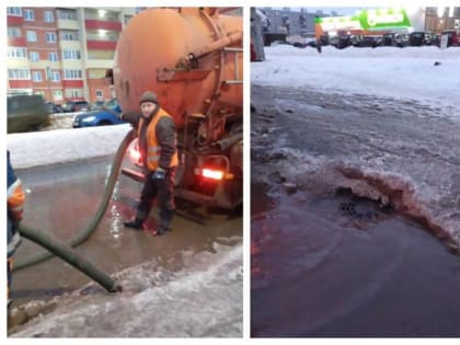 Бригады «Городского благоустройства» устраняют подтопления