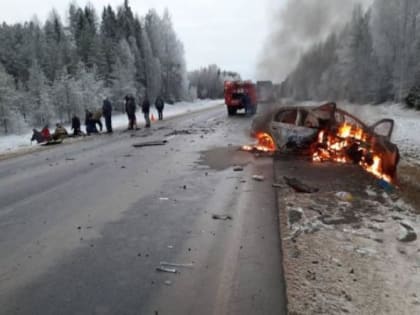 На трассе М-8 под Емецком погибли два жителя Архангельска