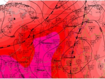 Аномально жаркая погода в Архангельской области сохранится до середины следующей недели