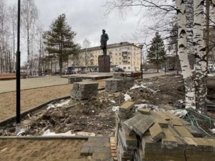 В Архангельске продолжается благоустройство городских территорий