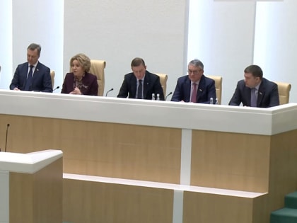 Матвиенко предложила наложить временный мораторий на закон о госзакупках