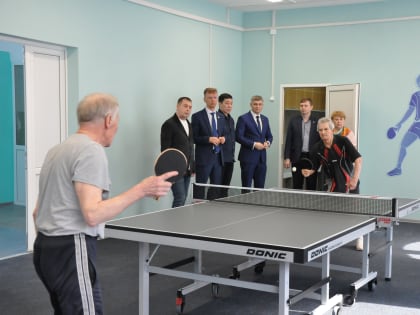 Открытие нового центра настольного тенниса