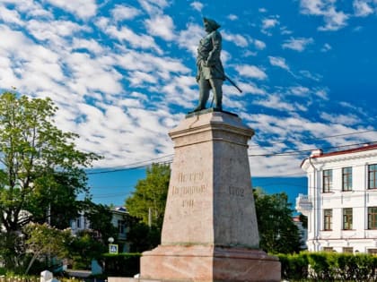 Пётр Первый в Архангельске