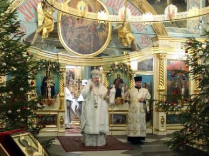 Ночью 7 января во всех храмах Архангельской области пройдут рождественские службы