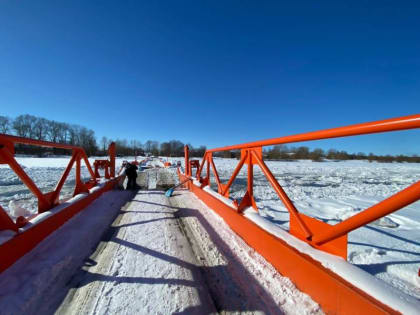 Дмитрий Морев сообщил о продлении работы понтона на Бревенник