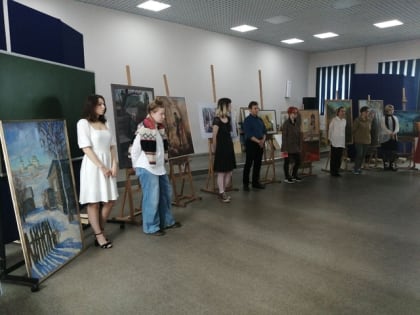 Защита дипломных работ студентов специальности Живопись