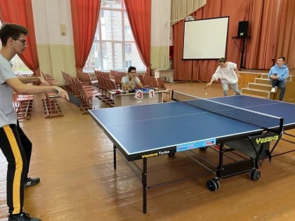 Определен победитель турнира по настольному теннису