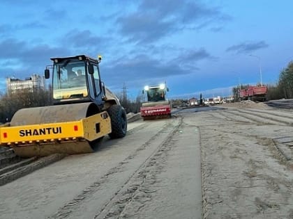 В Архангельске реконструируют полкилометра улицы Ленина