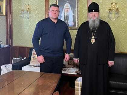 Митрополит Корнилий встретился с главой художественно-производственного предприятия «Софрино»