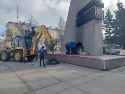 Звезда Вечного огня подготовлена к празднику Победы