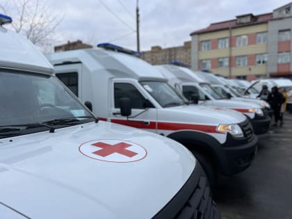 Автопарк региональной службы скорой медицинской помощи пополнился 13 новыми машинами