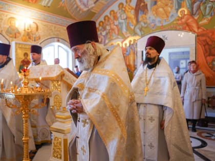 Митрополит Корнилий совершил Литургию в Лазареву субботу