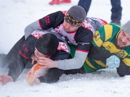 В Архангельске идет подготовка к первому туру чемпионата СЗФО по регби на снегу