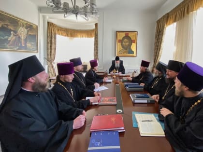 Совещание под председательством митрополита Корнилия состоялось в епархиальном управлении