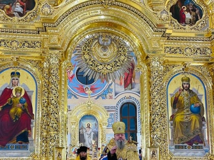 Митрополит Корнилий в последний день уходящего 2022 года совершил молебное пение на новолетие