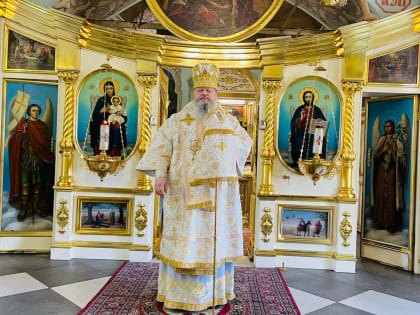 Митрополит Корнилий 21 августа совершил Божественную литургию в Архангельске