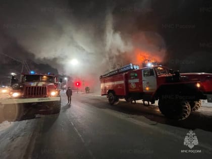 На пожаре в Няндомском районе сотрудники Росгвардии спасли семью с ребёнком